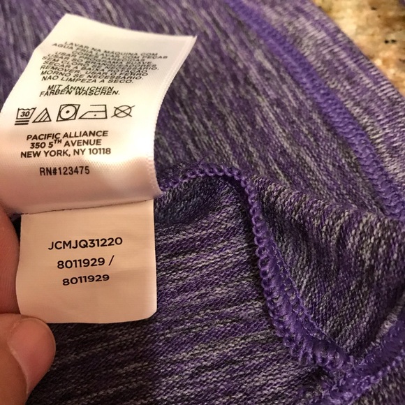 Jones New York Purple Knit Top Womens Size Small Long Sleeve - Picture 14 of 14